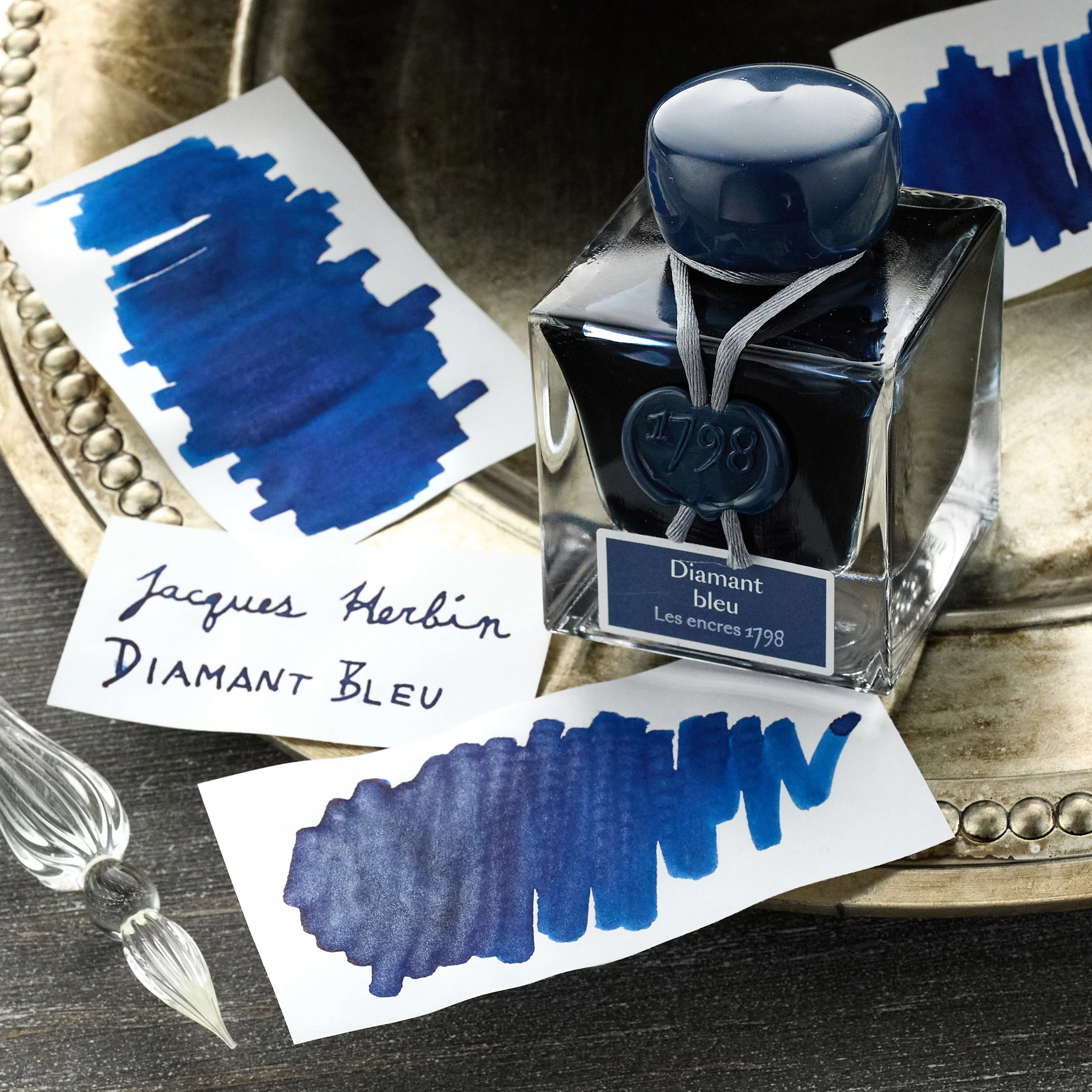 Jacques Herbin 1798 Diamant Bleu - Ink Sample - Image 6