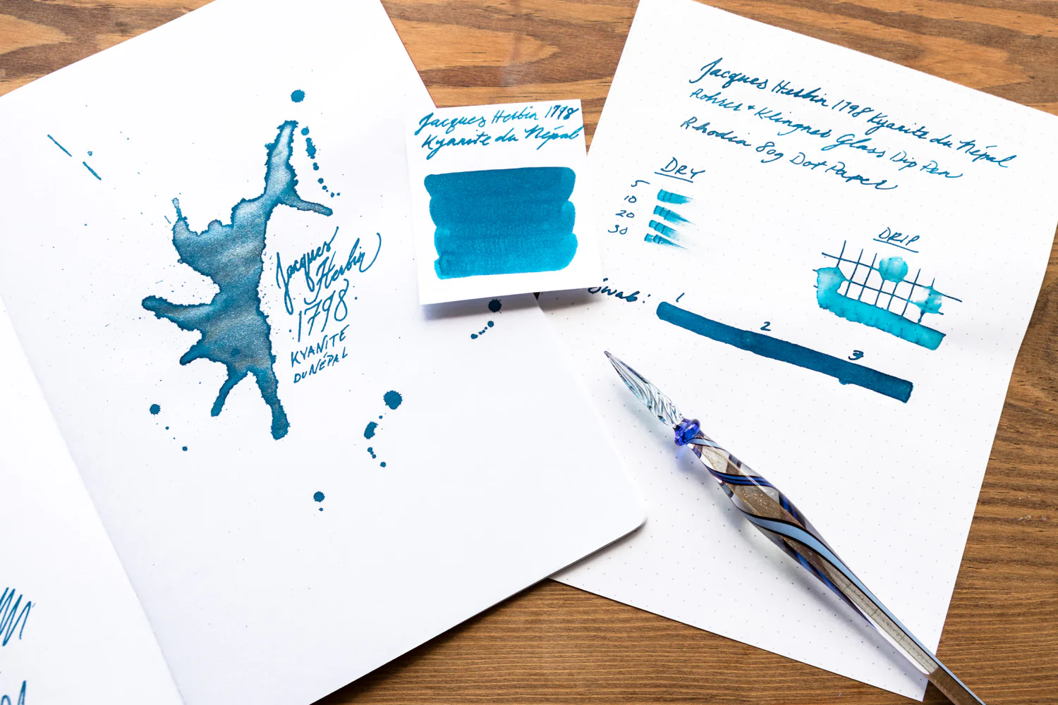 Jacques Herbin 1798 Kyanite du Nepal - Ink Sample - Image 5