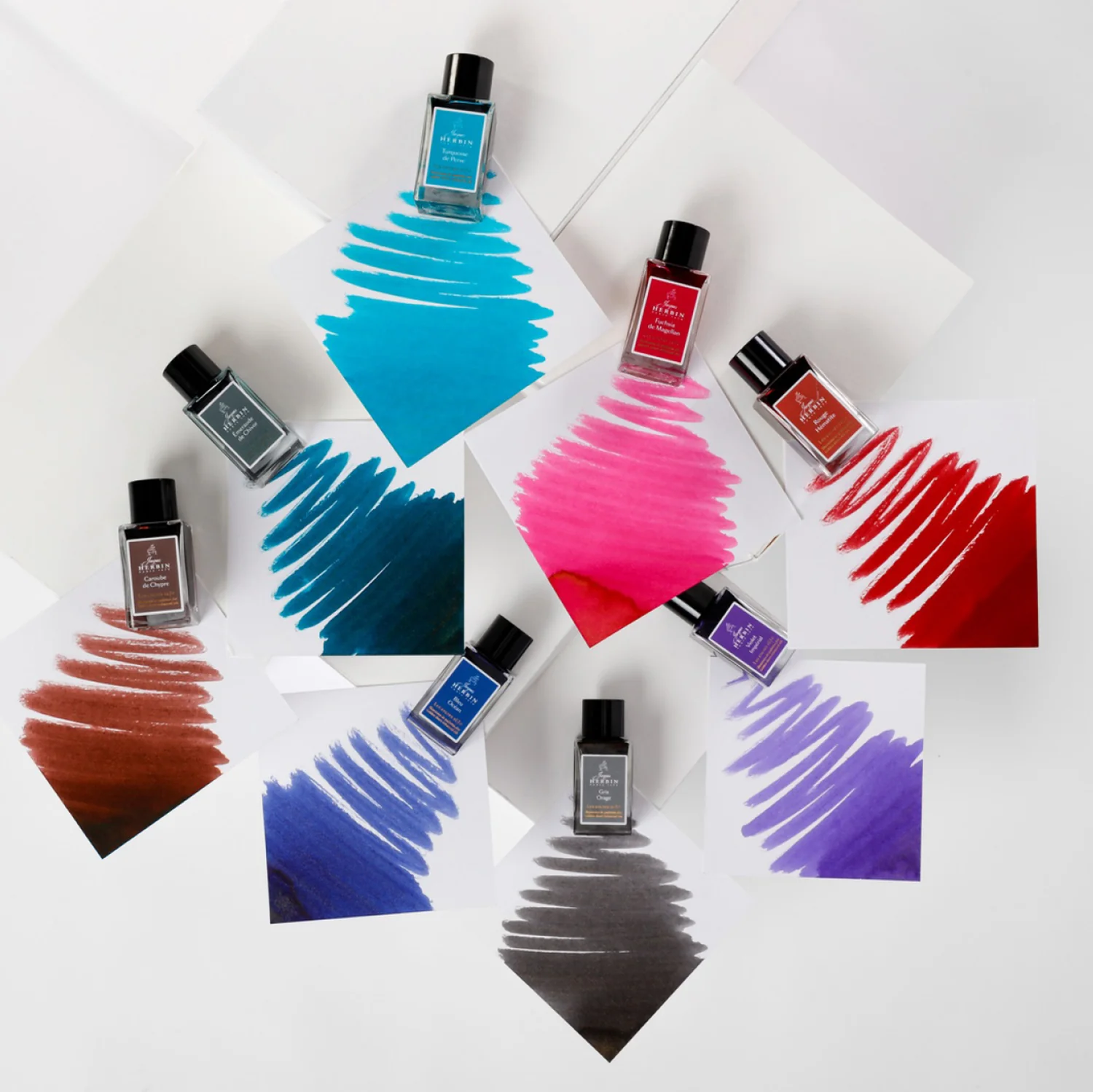Jacques Herbin 350 Vert Atlantide - 15ml Bottled Ink - Image 6