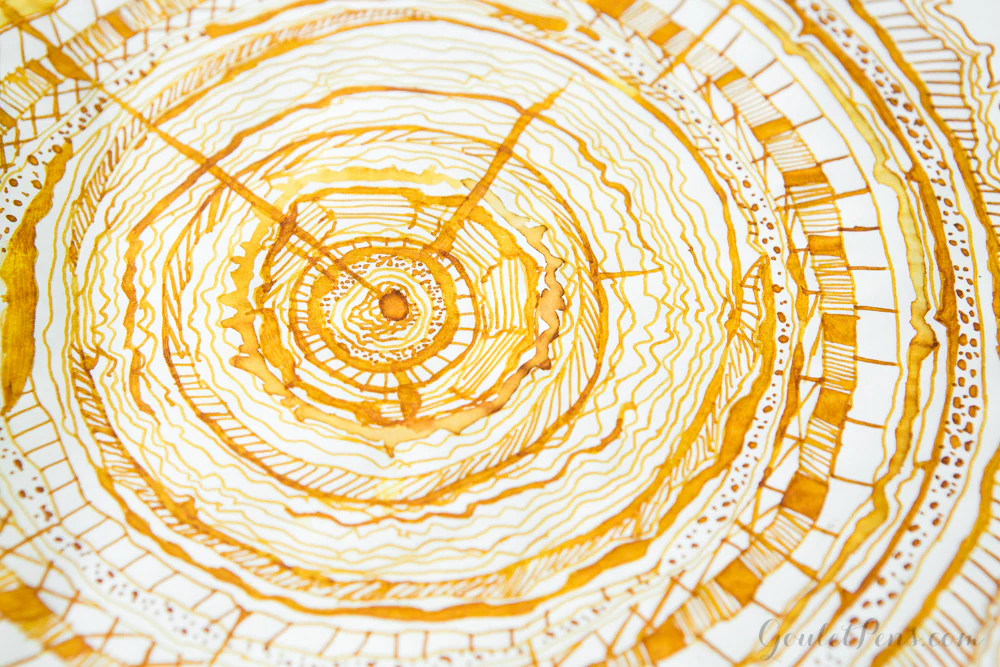 Jacques Herbin Ambre de Birmanie - Ink Sample - Image 10