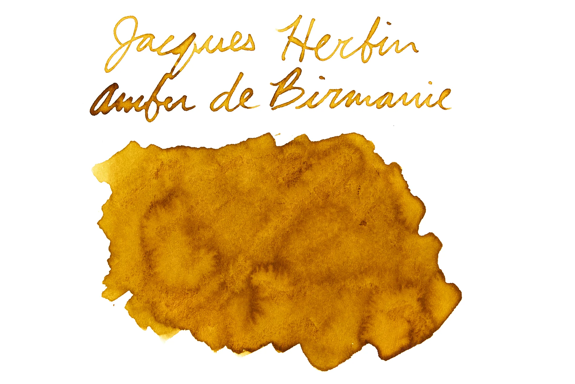 Jacques Herbin Ambre de Birmanie - 30ml Bottled Ink - Image 7