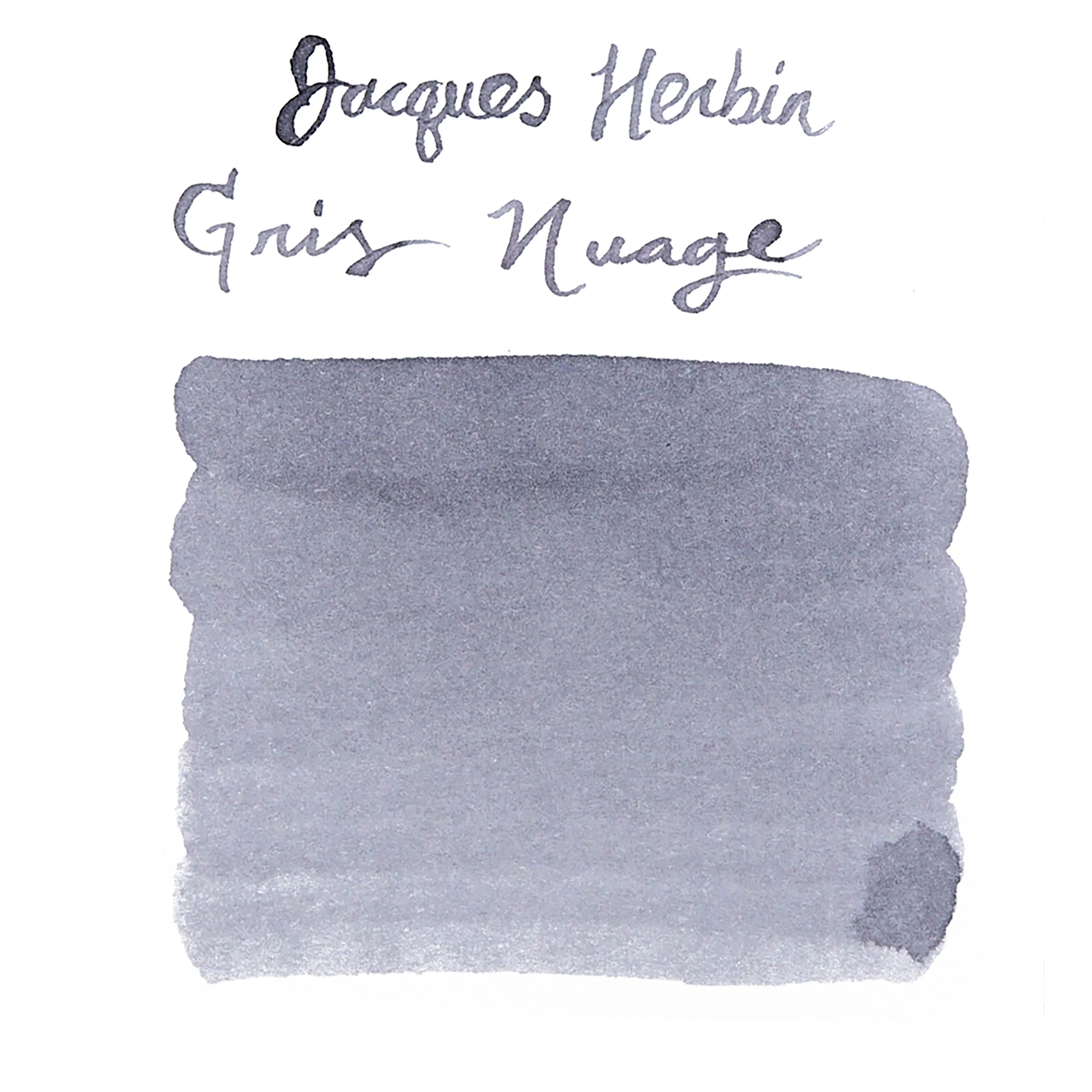 Jacques Herbin Gris Nuage - Ink Sample