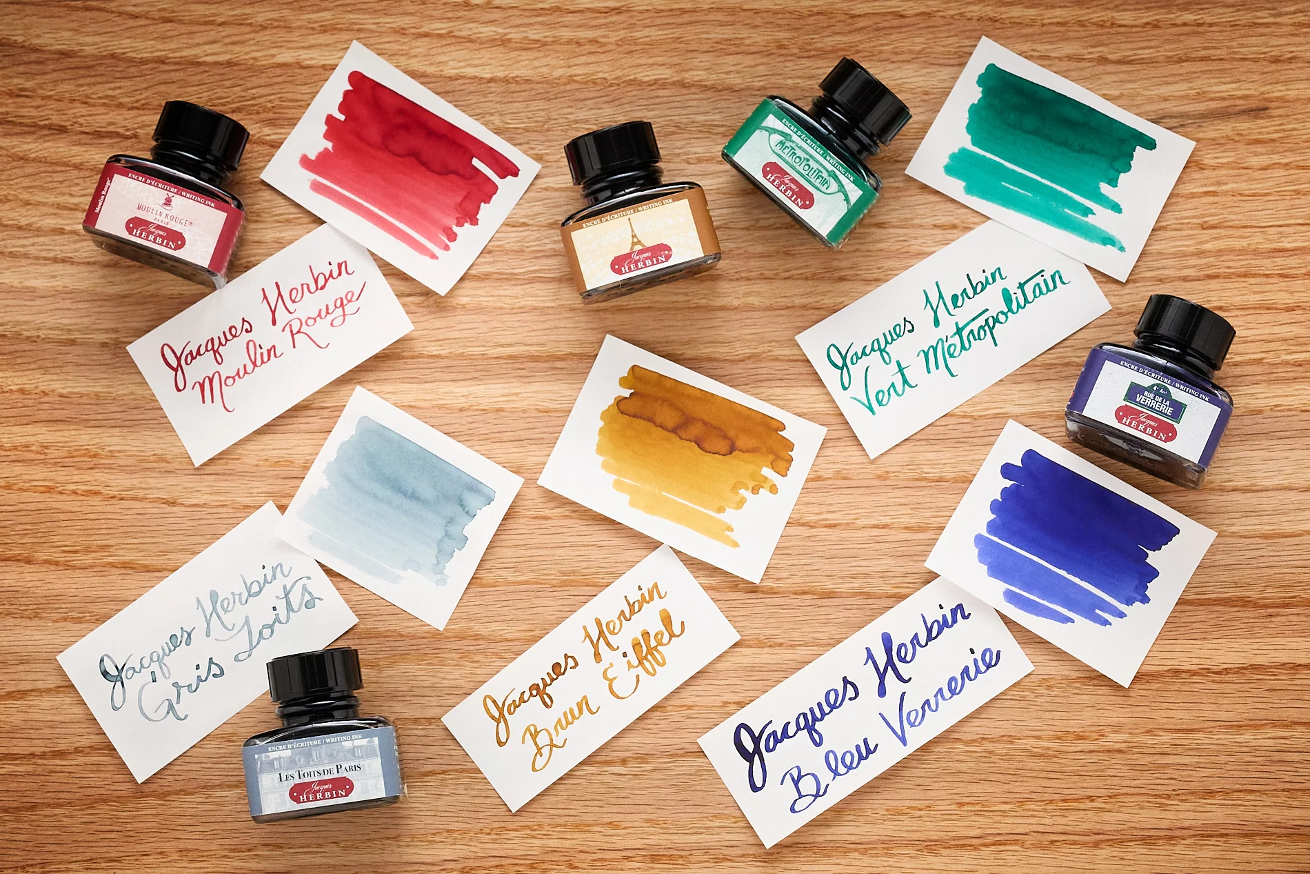 Jacques Herbin Moulin Rouge - 30ml Bottled Ink - Image 5