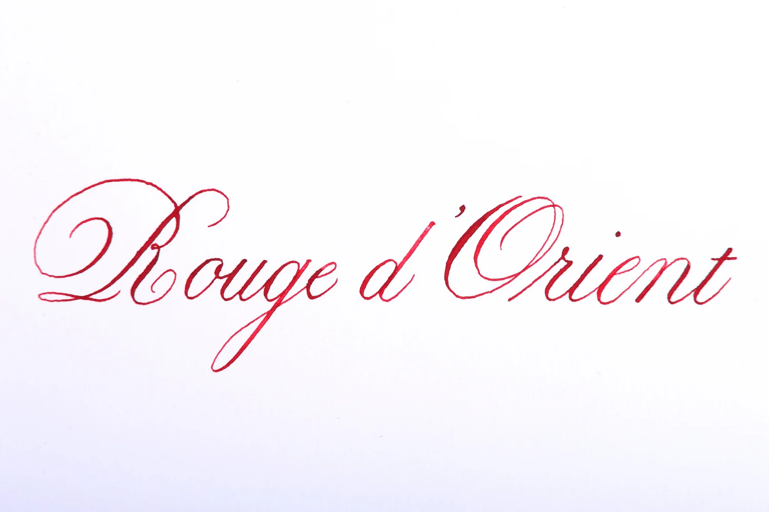 Jacques Herbin Rouge d'Orient - Ink Sample - Image 3