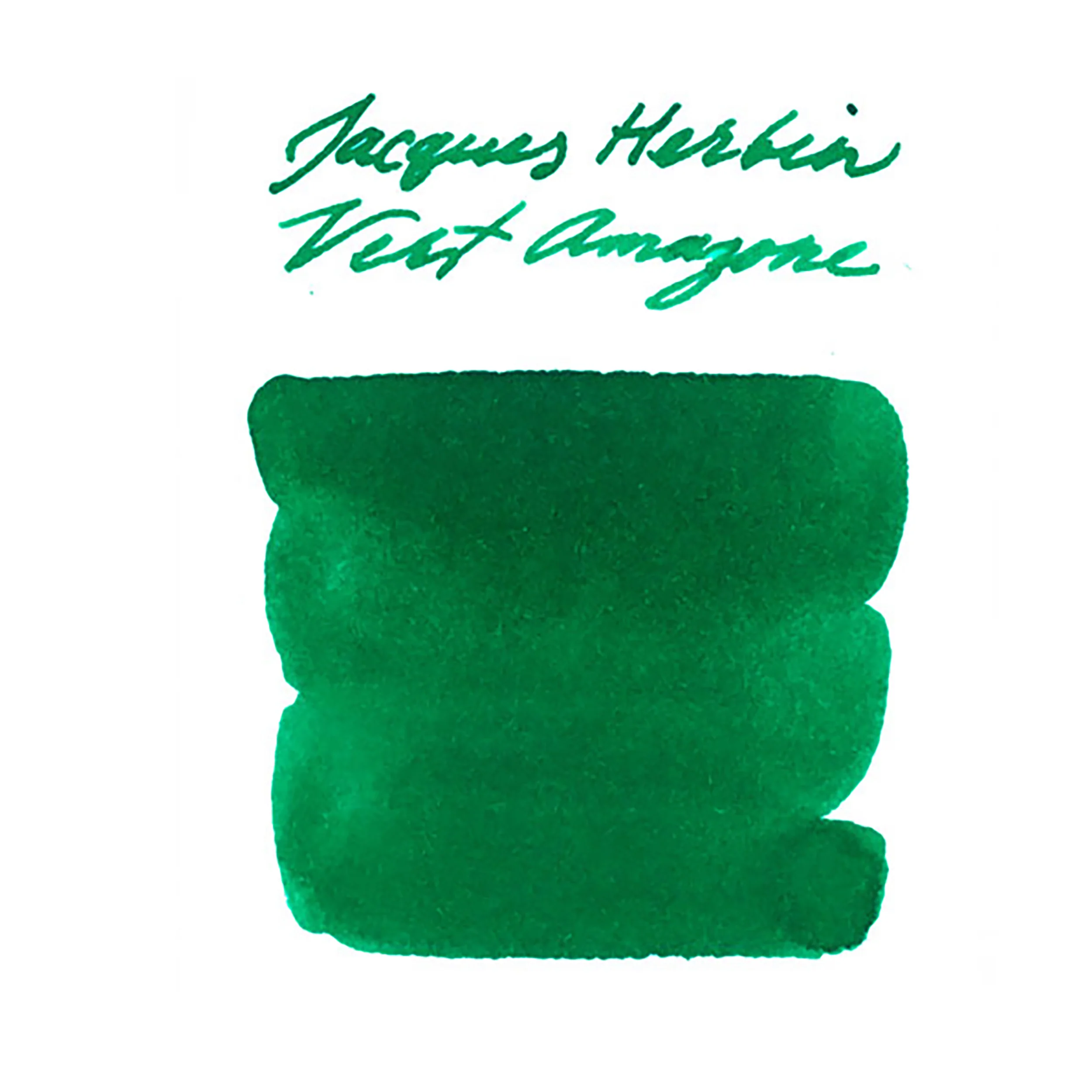 Jacques Herbin Vert Amazone - Ink Sample