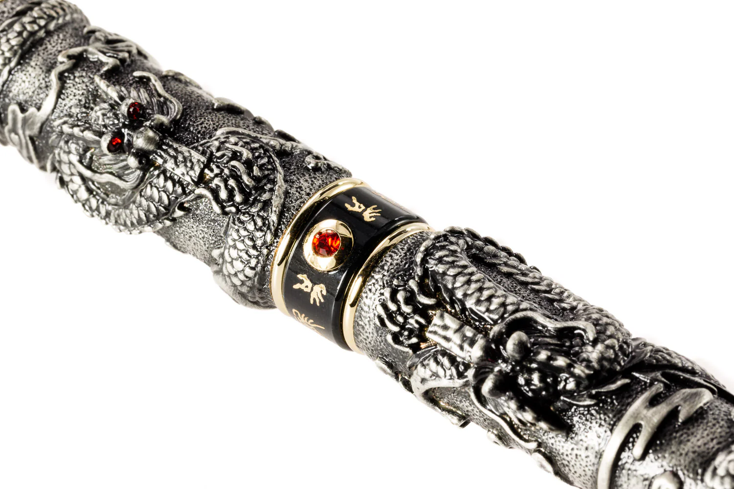 Jinhao 999 Dragon Fountain Pen - Black - Image 4