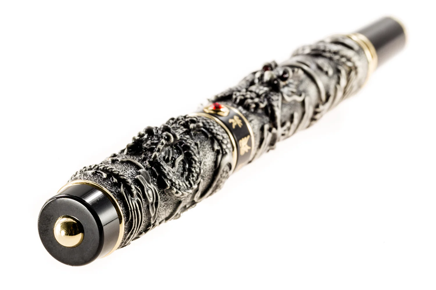Jinhao 999 Dragon Fountain Pen - Black - Image 6