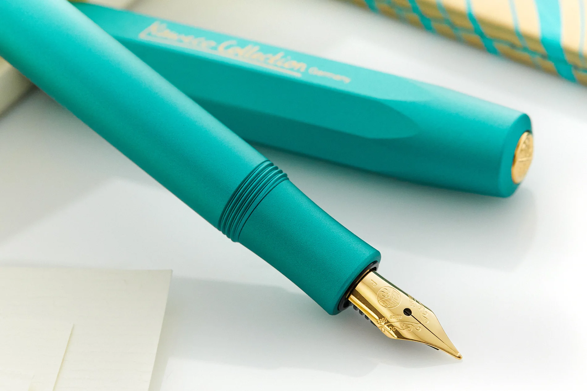 Kaweco AL Sport Fountain Pen - Iguana Blue - Image 10