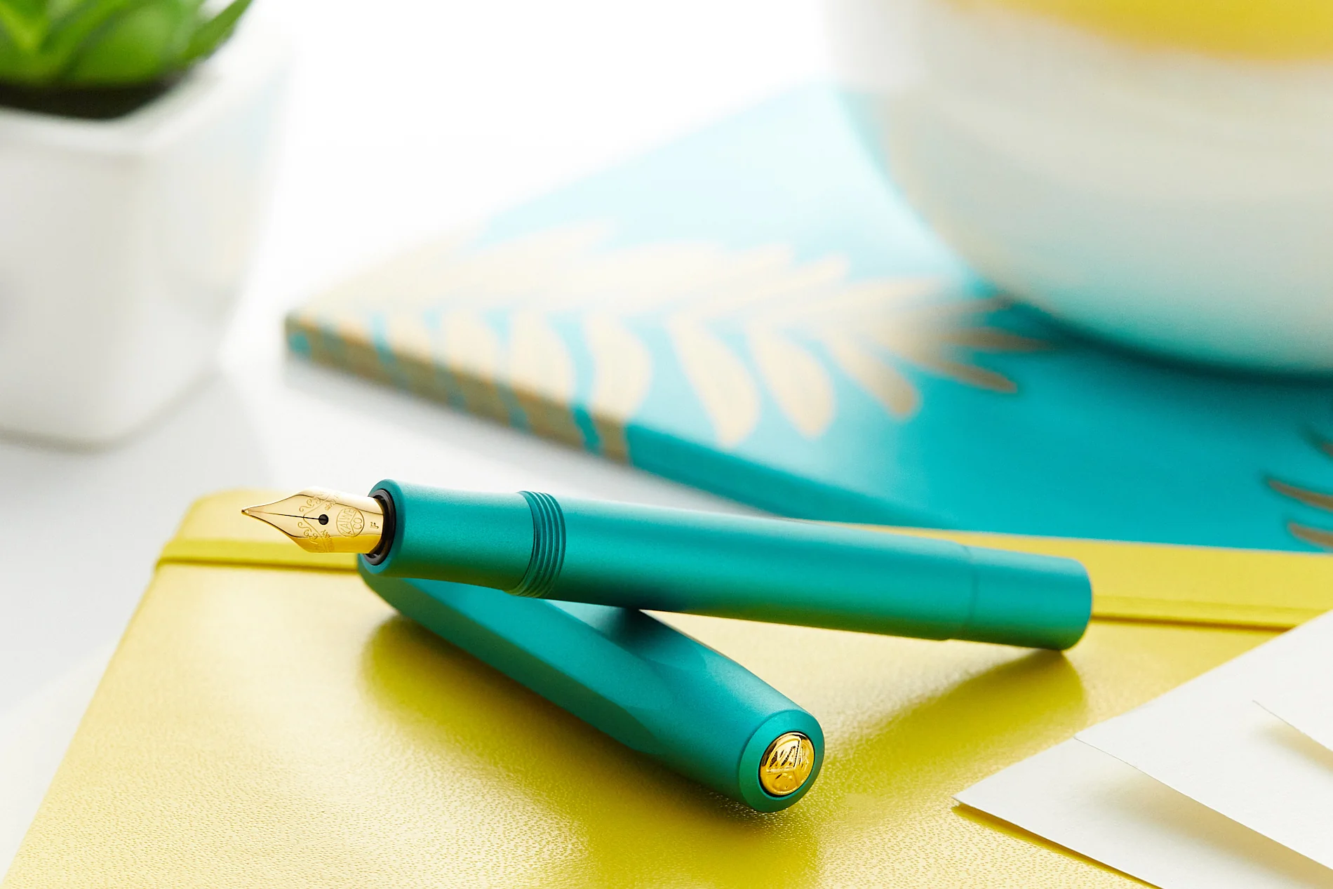 Kaweco AL Sport Fountain Pen - Iguana Blue - Image 11