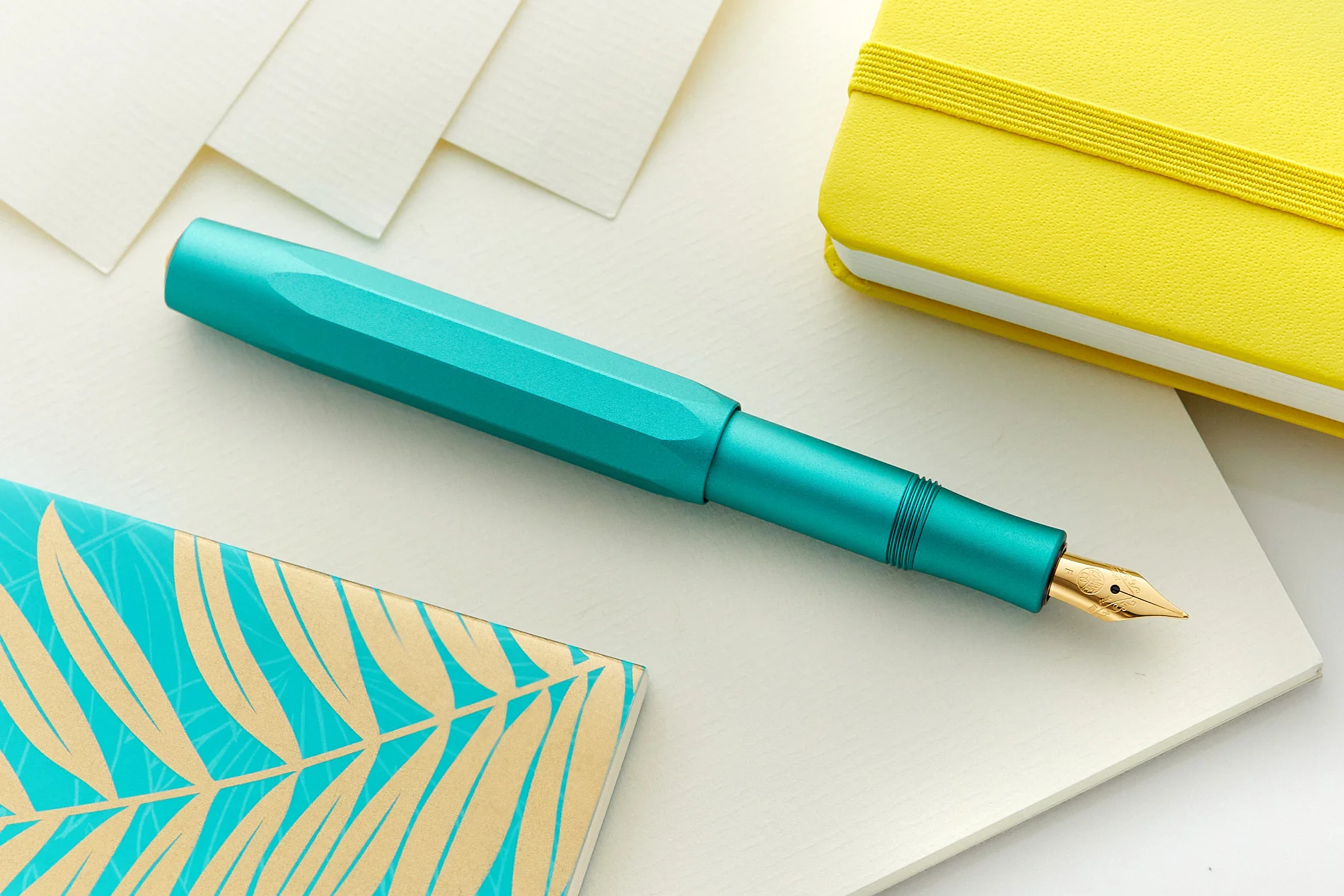 Kaweco AL Sport Fountain Pen - Iguana Blue - Image 12