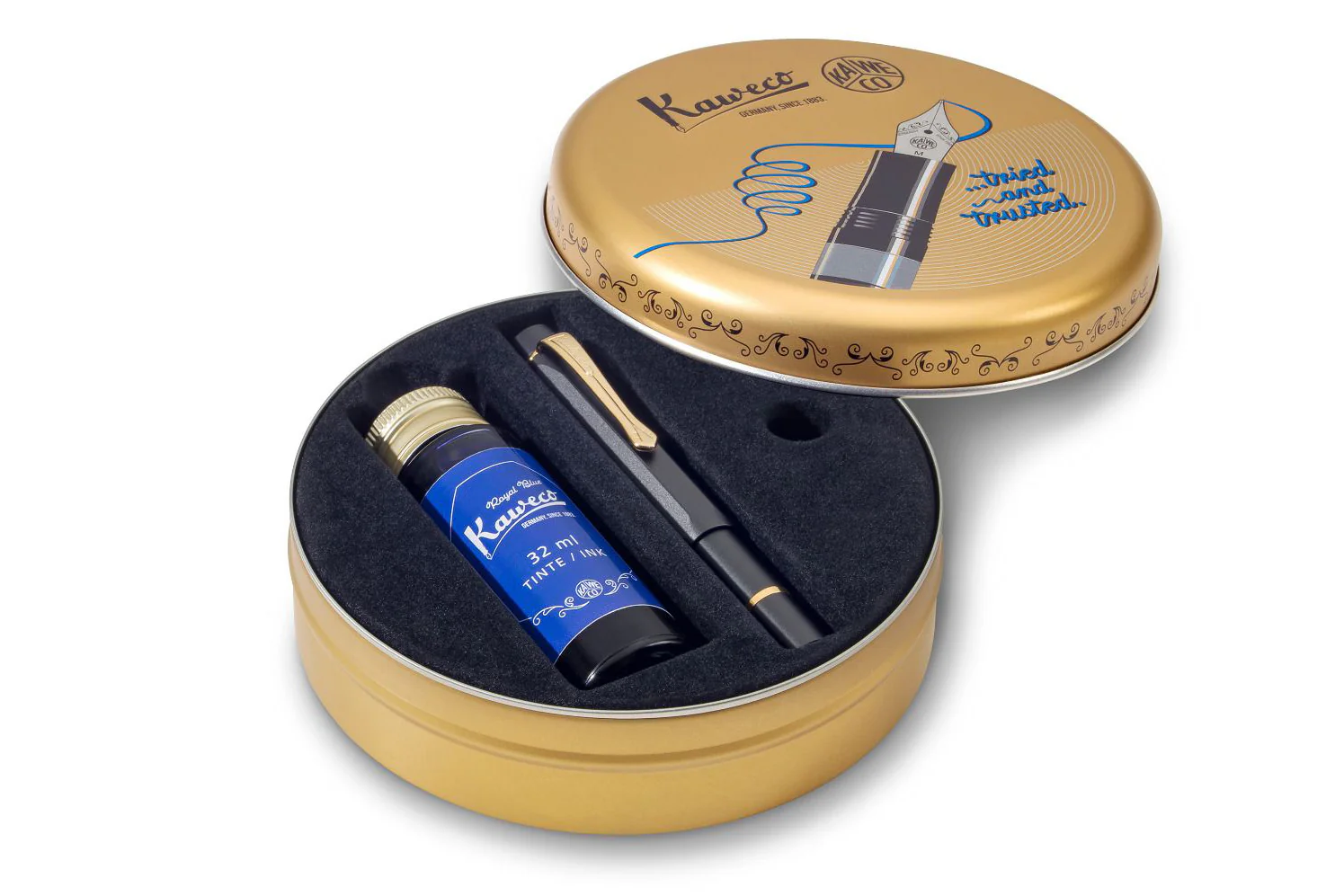 Kaweco Piston Sport AL Fountain Pen Starter Set - Black - Image 16