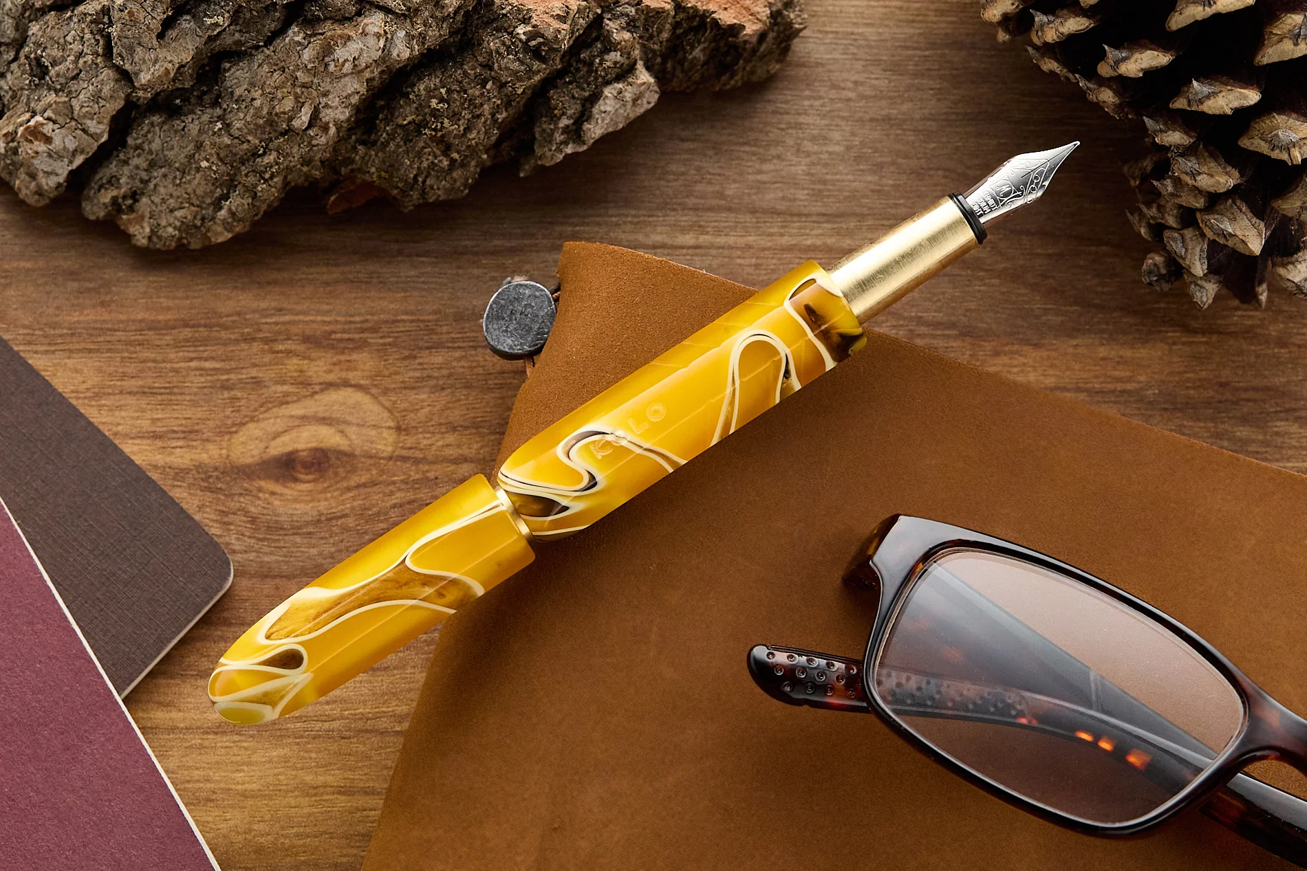 Kolo Tino Fountain Pen - Acrylic Dune (Special Edition) - Image 6