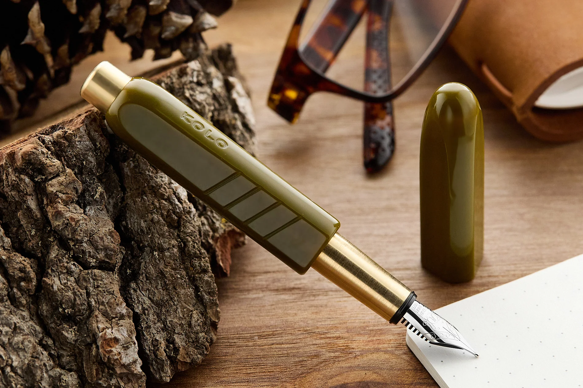 Kolo Tino Fountain Pen - Acrylic Wasabi - Image 5
