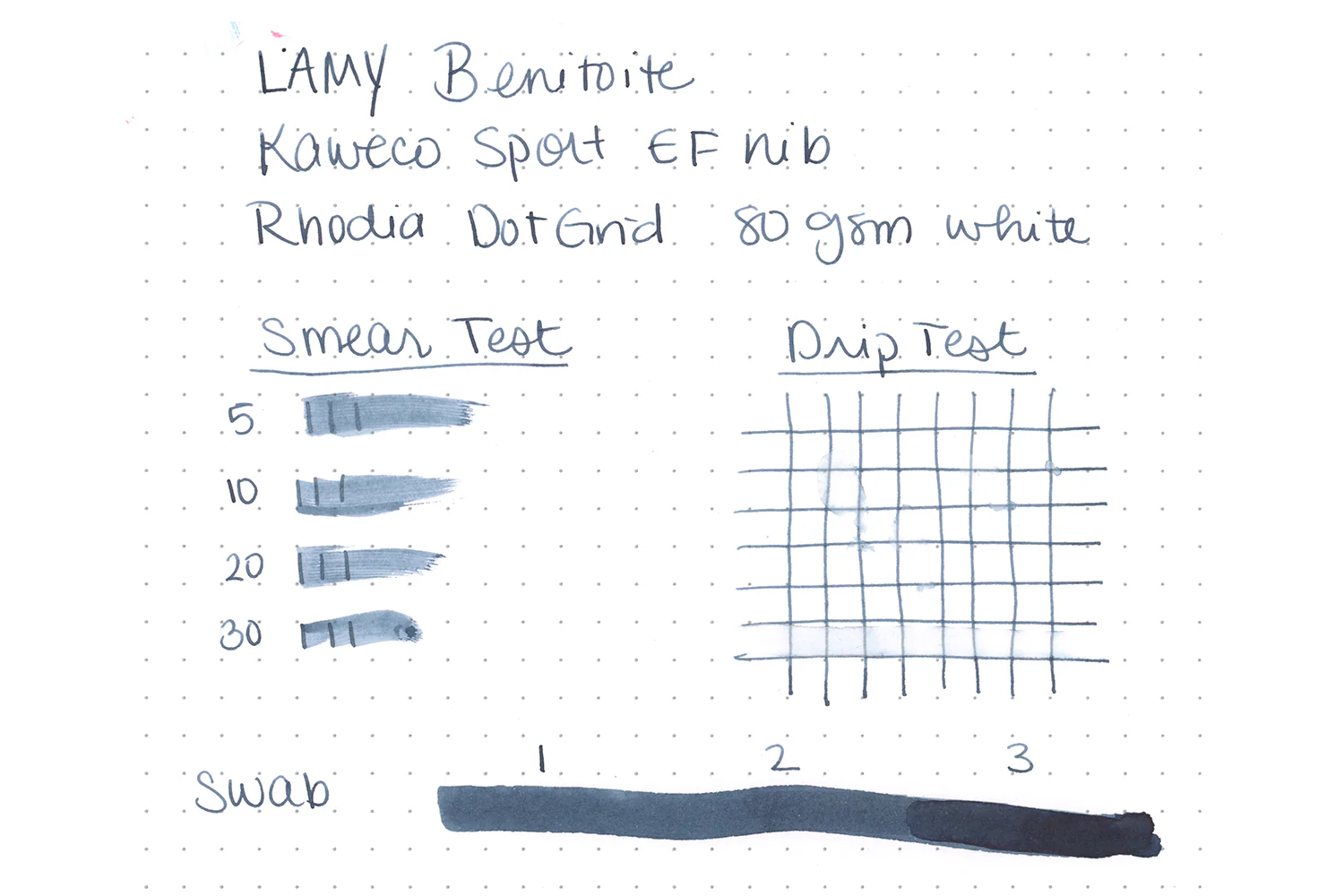 LAMY benitoite - Ink Sample - Image 10