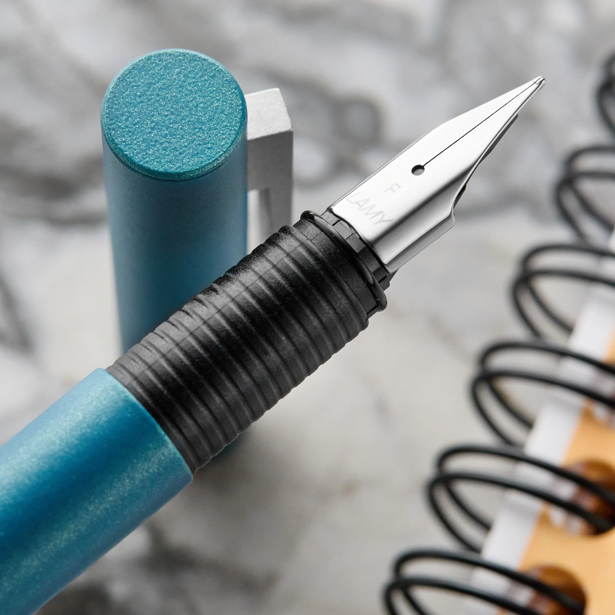 LAMY cp1 Fountain Pen - aquamarine - Image 8