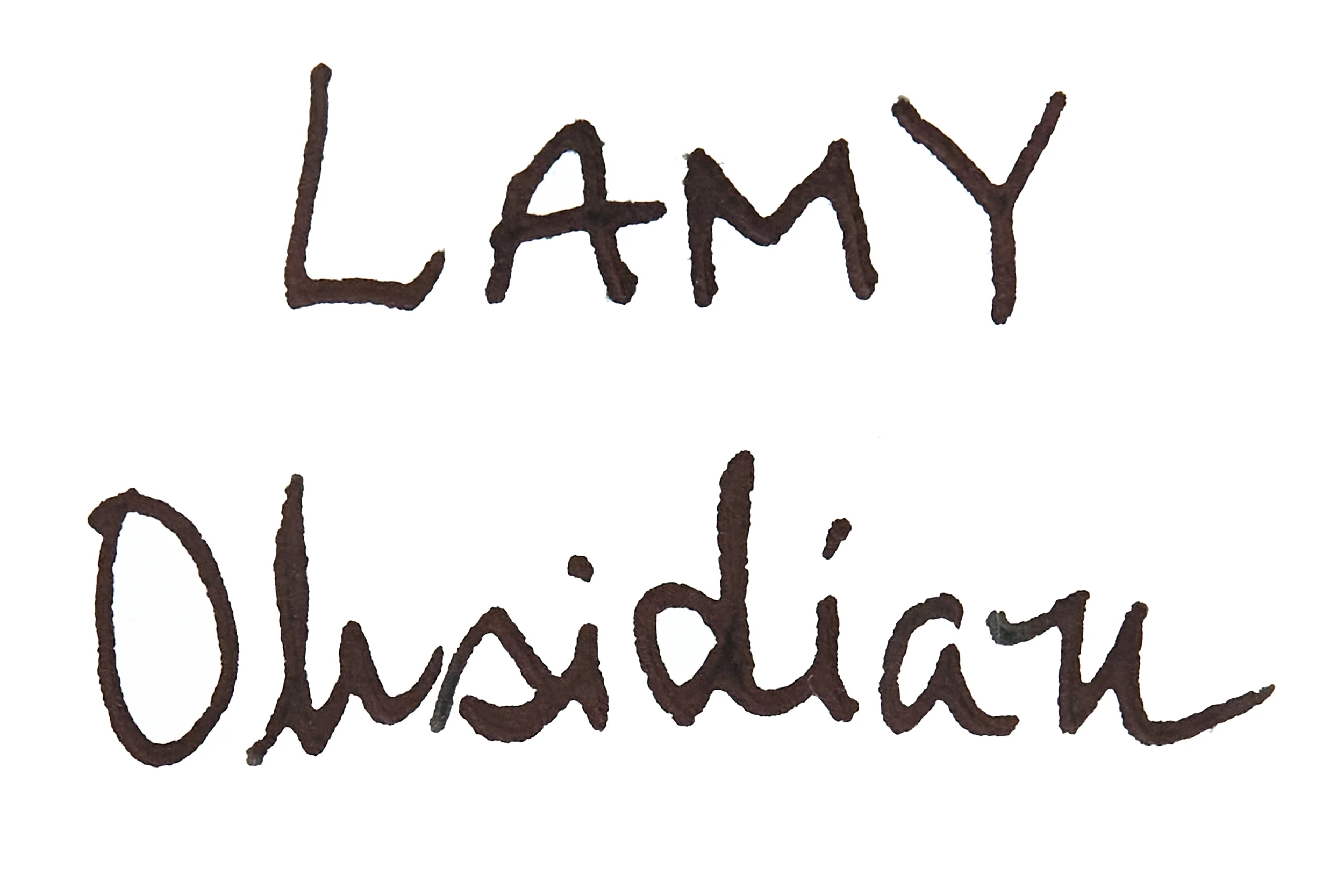 LAMY obsidian - Ink Sample - Image 2