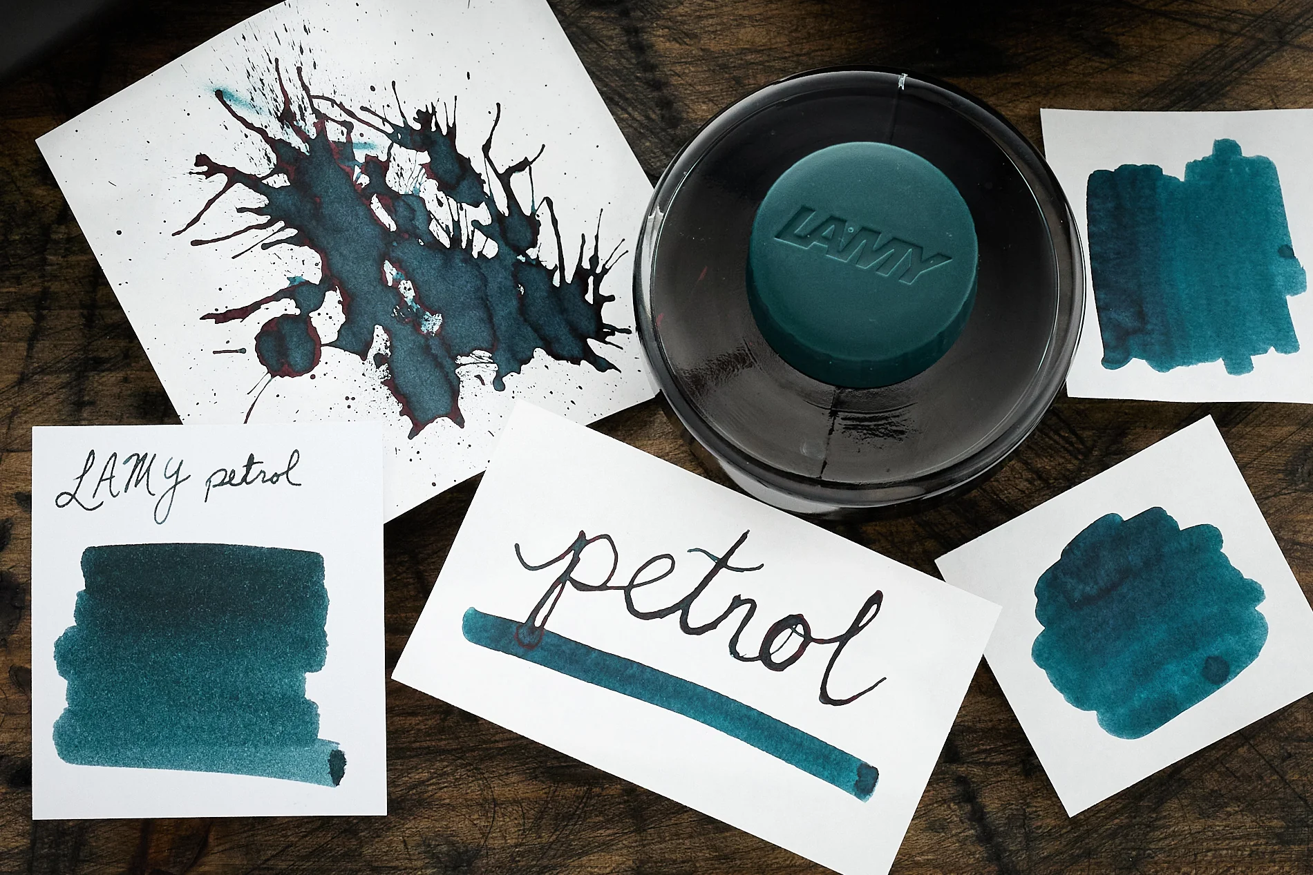 LAMY petrol - Ink Sample - Image 6