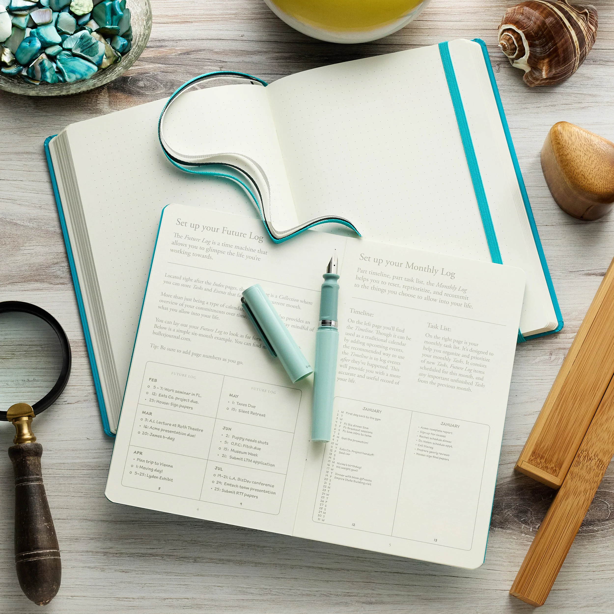 Leuchtturm1917 Bullet Journal Notebook - Turquoise25 (Edition 2) - Image 5