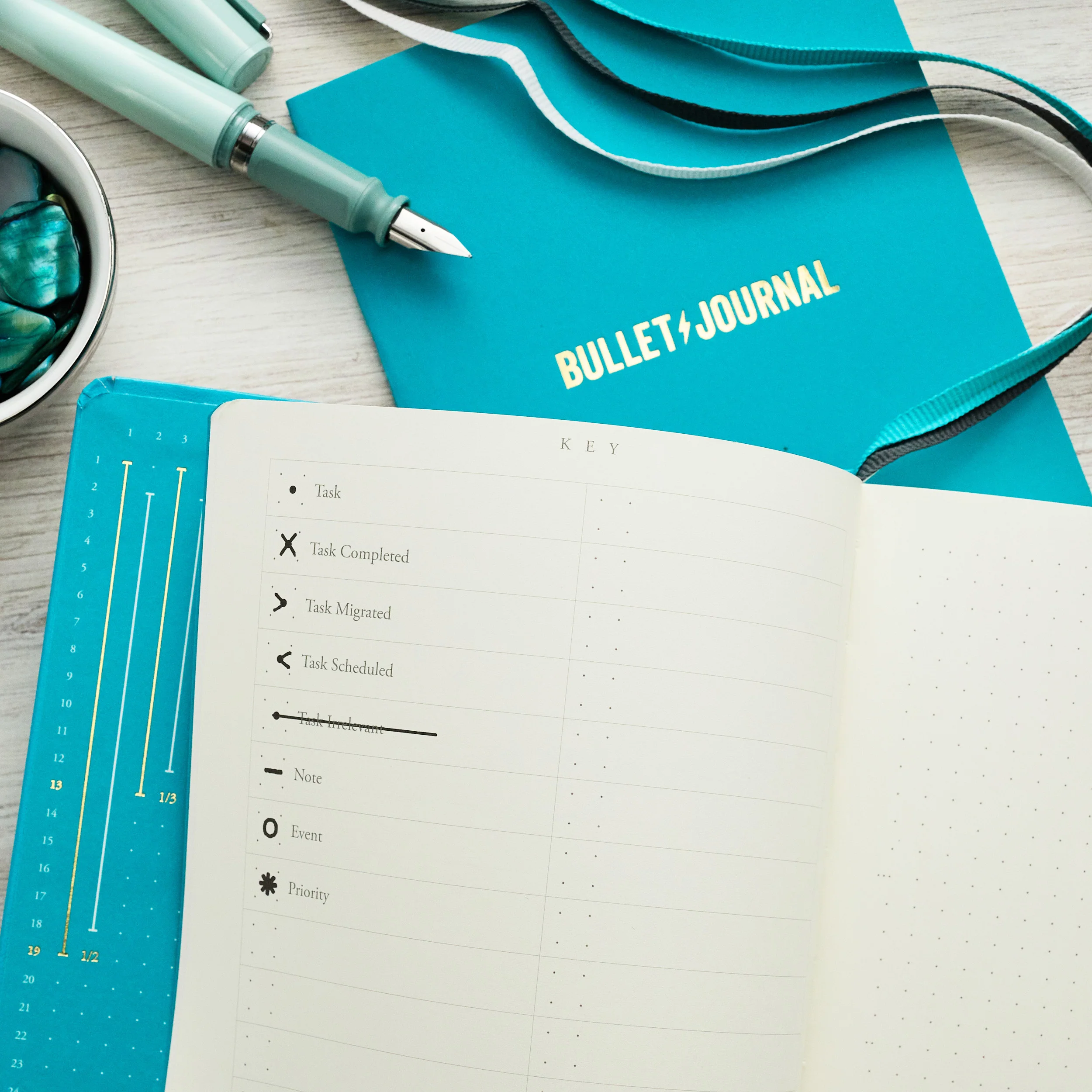 Leuchtturm1917 Bullet Journal Notebook - Turquoise25 (Edition 2) - Image 7