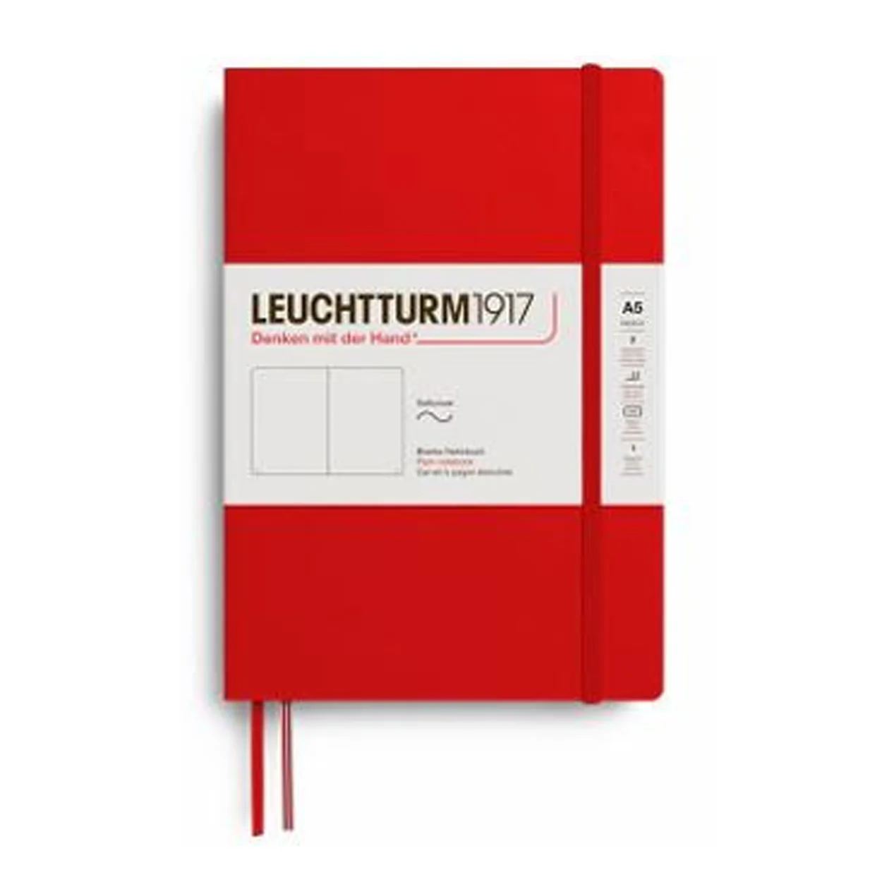 Leuchtturm1917 Medium A5 Notebook - Cherry, Dot Grid - Image 9