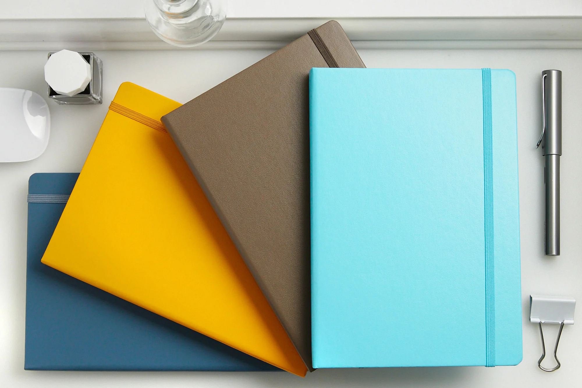Leuchtturm1917 Medium A5 Notebook - Stone Blue, Dot Grid - Image 10