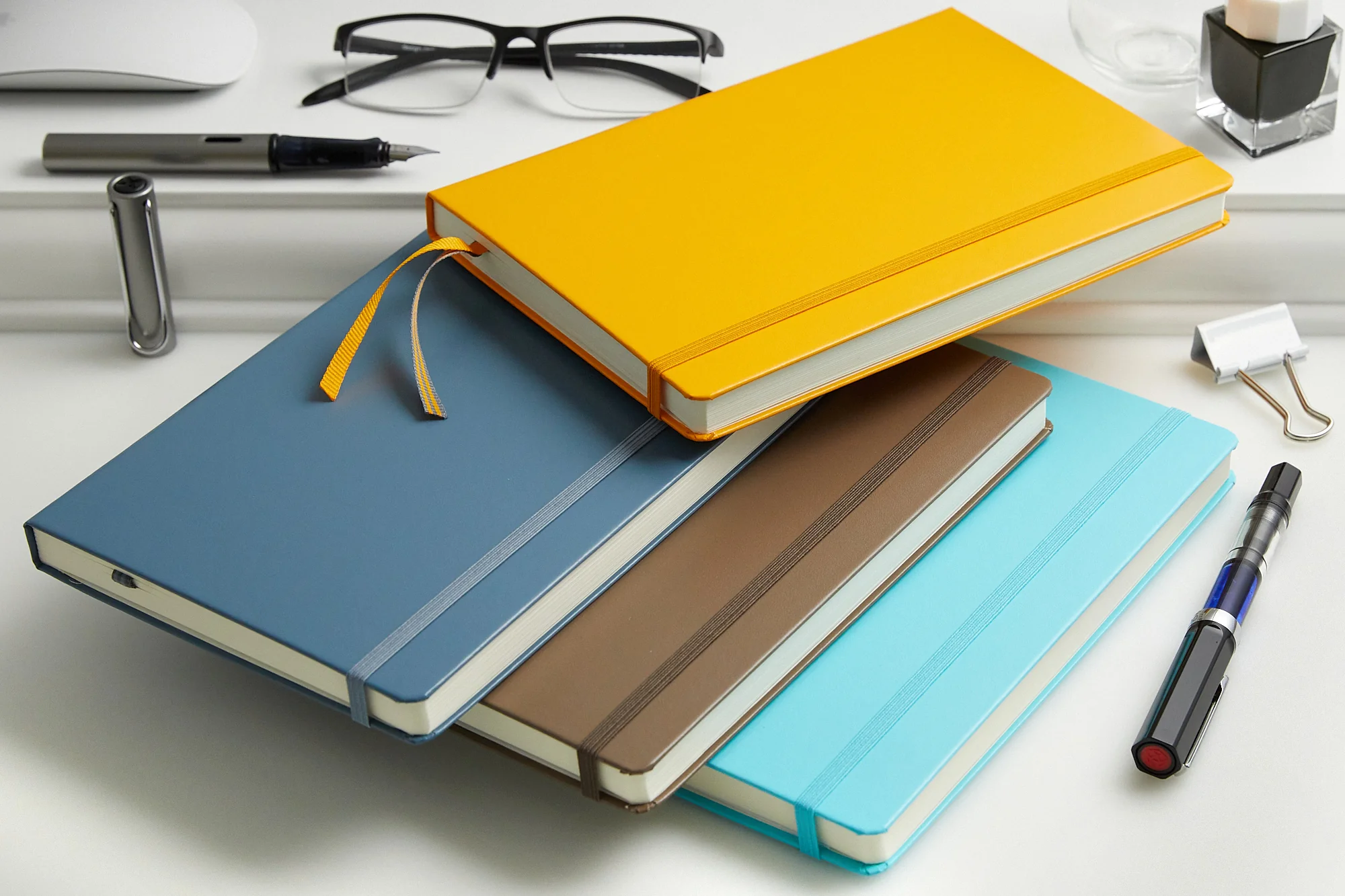 Leuchtturm1917 Medium A5 Notebook - Stone Blue, Dot Grid - Image 9