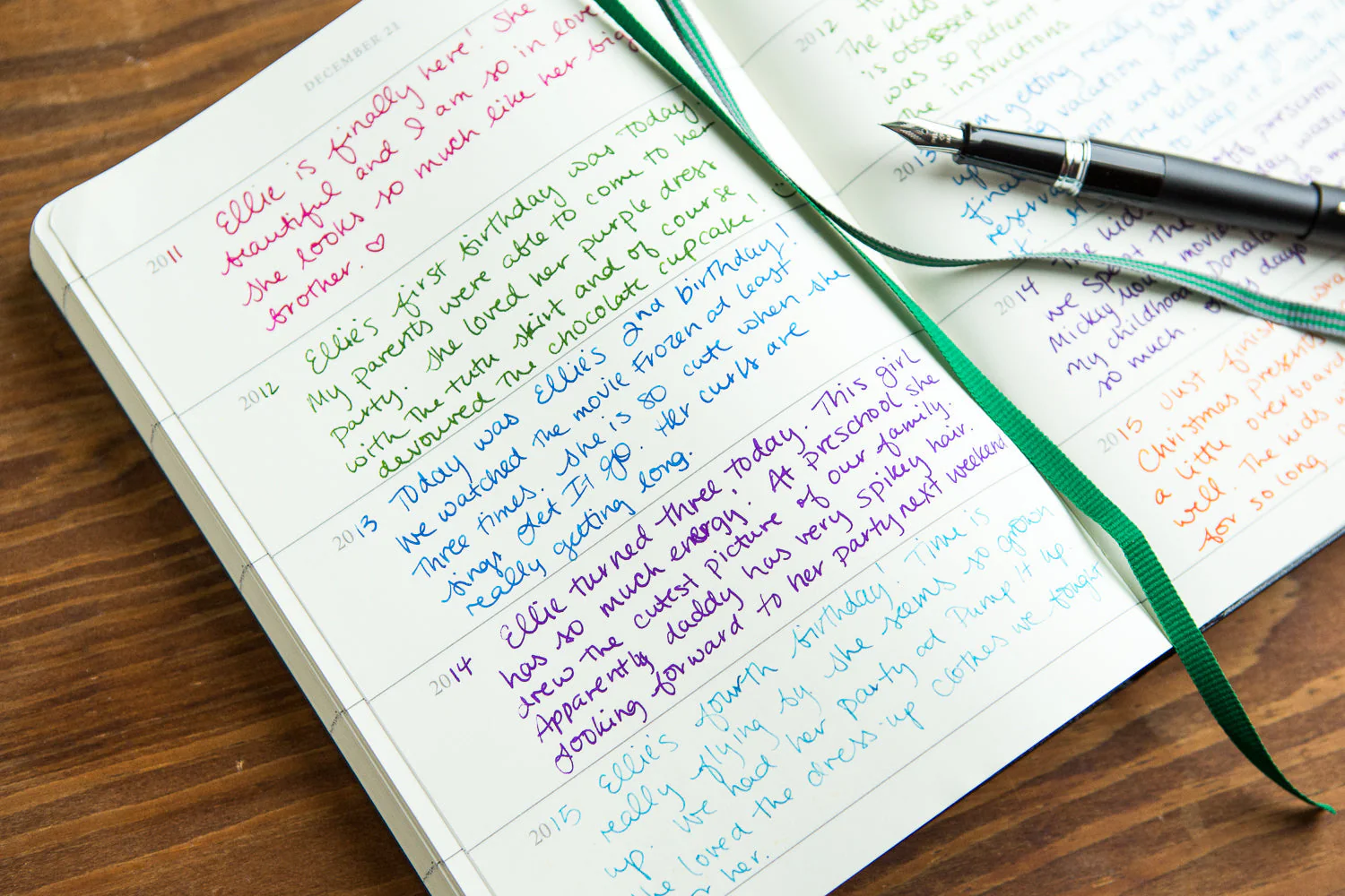 Leuchtturm1917 Some Lines a Day 5 Year Memory Notebook - Forest Green - Image 9