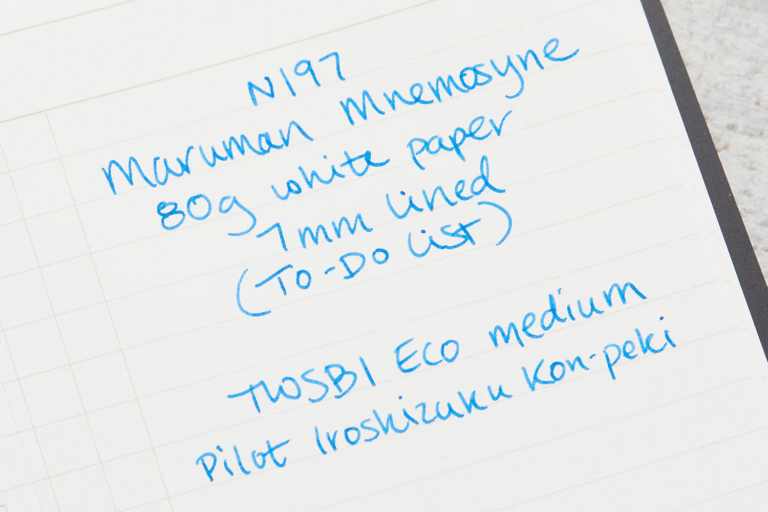 Maruman Mnemosyne N197 A6 Notebook - Lined To-Do - Image 3