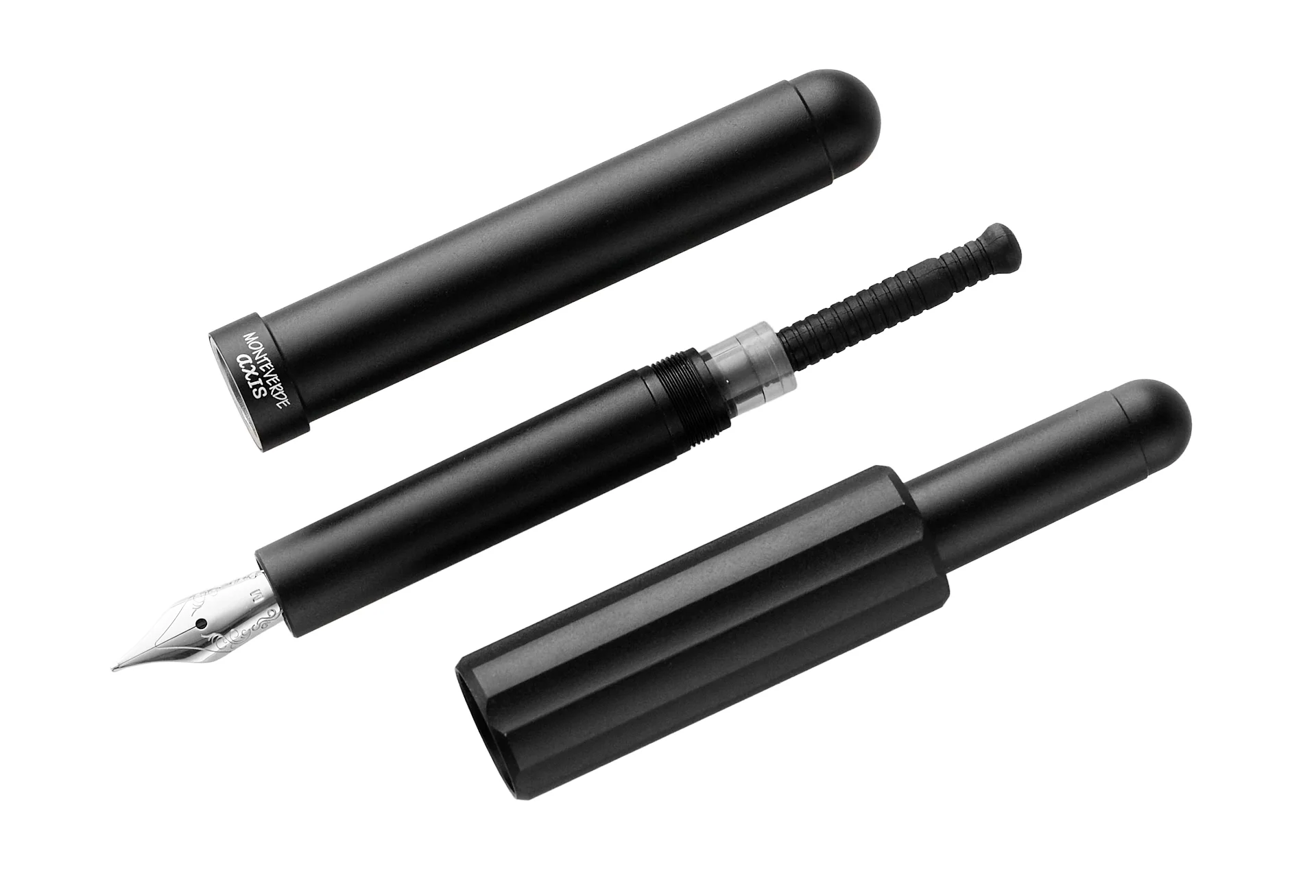 Monteverde Axis Fountain Pen - Matte Black - Image 3