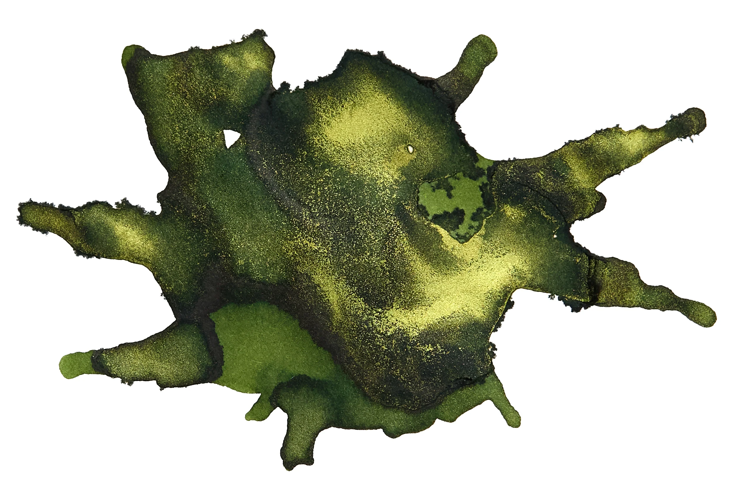 Monteverde Golden Olivine - Ink Sample - Image 5