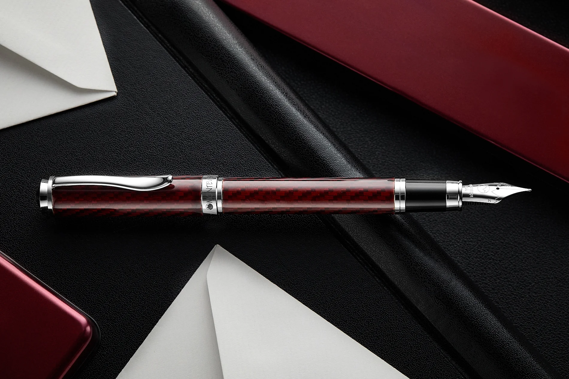 Monteverde Innova Fiberglass Fountain Pen - Garnet (Special Edition) - Image 3