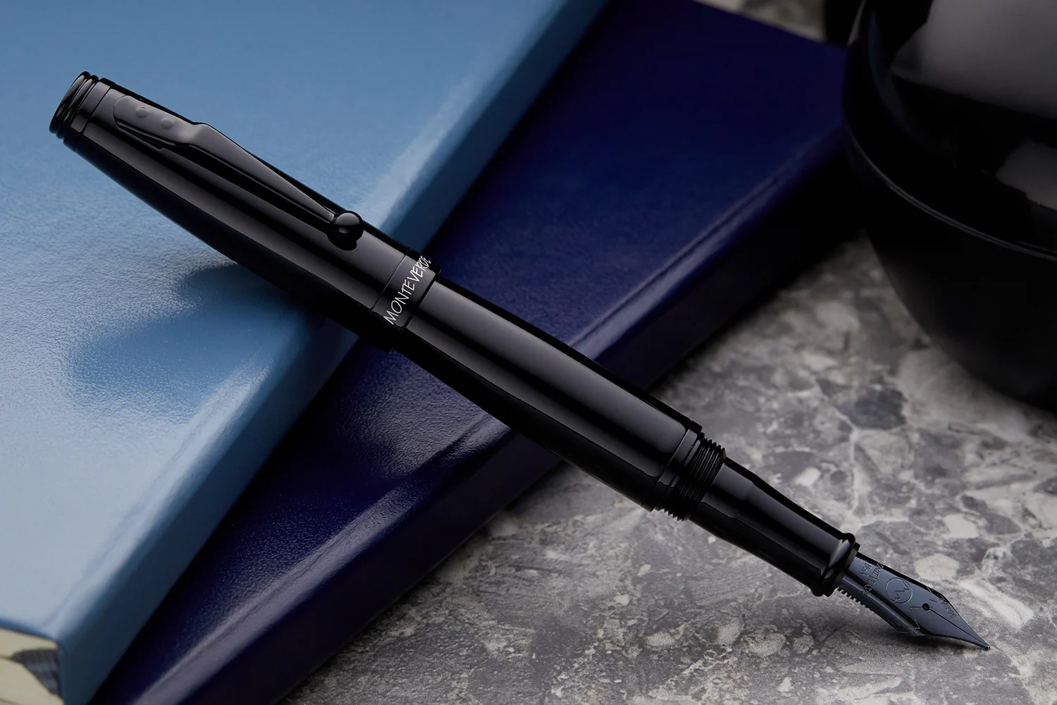 Monteverde Invincia Color Fusion Fountain Pen - Stealth Black - Image 6