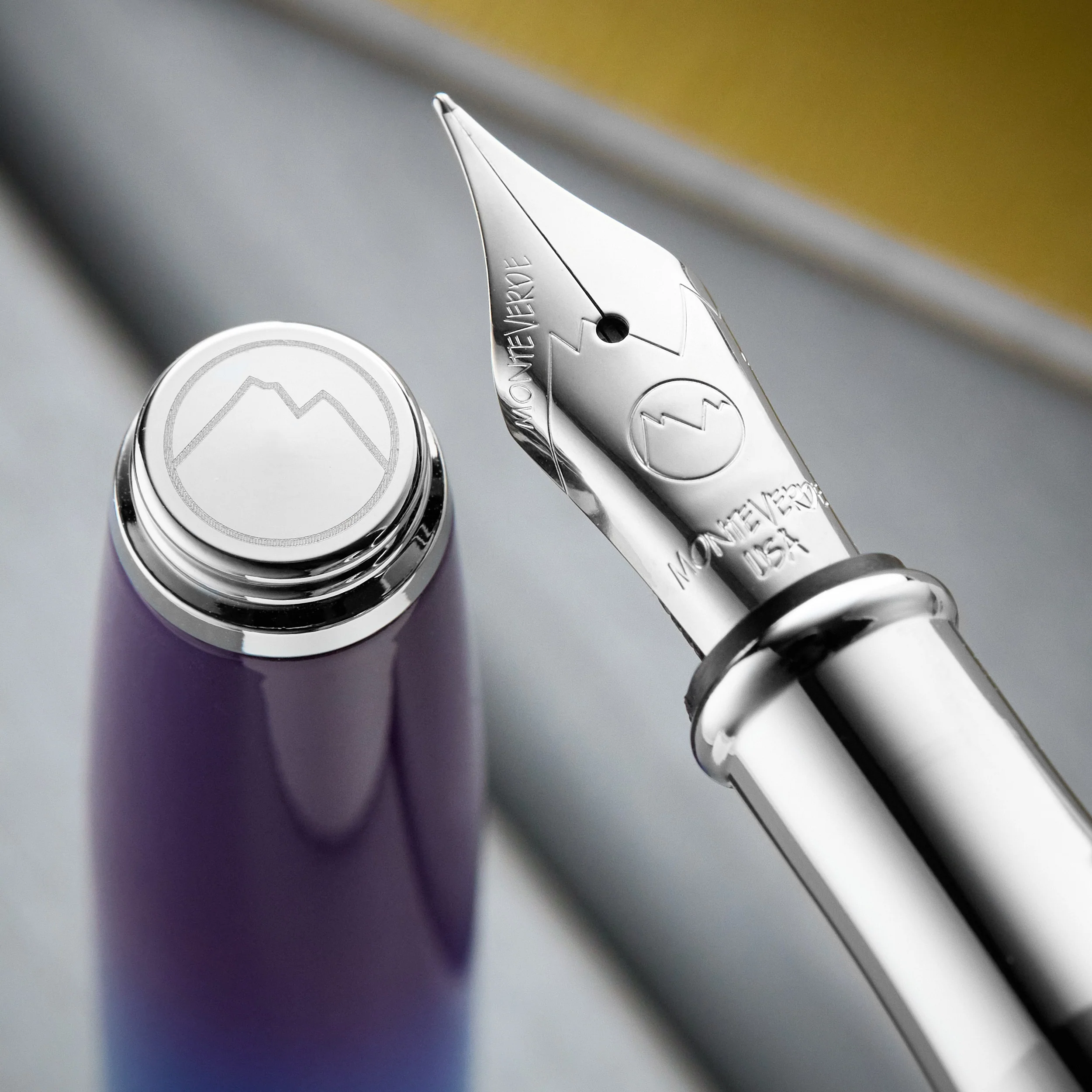 Monteverde Invincia Deluxe Fountain Pen - Twilight Ombré (Special Edition) - Image 4