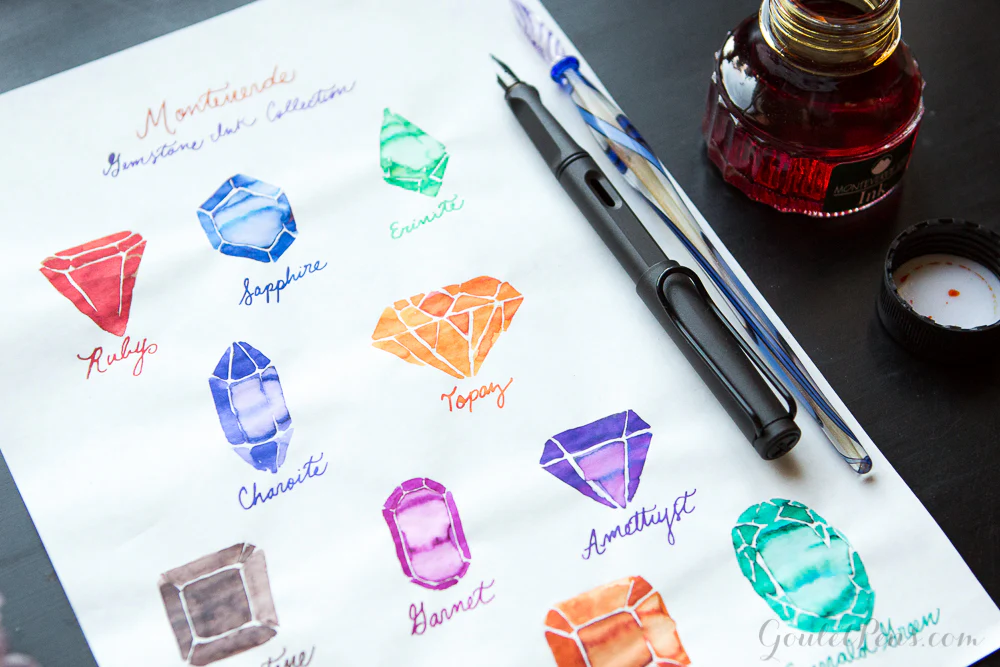 Monteverde Moonstone - Ink Sample - Image 5