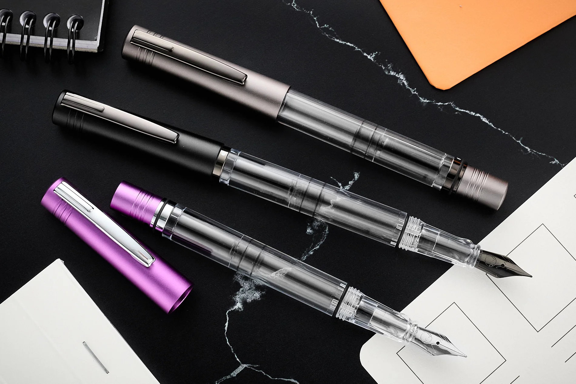 Monteverde MP1 Collectible Fountain Pen - Coal Grey - Image 10