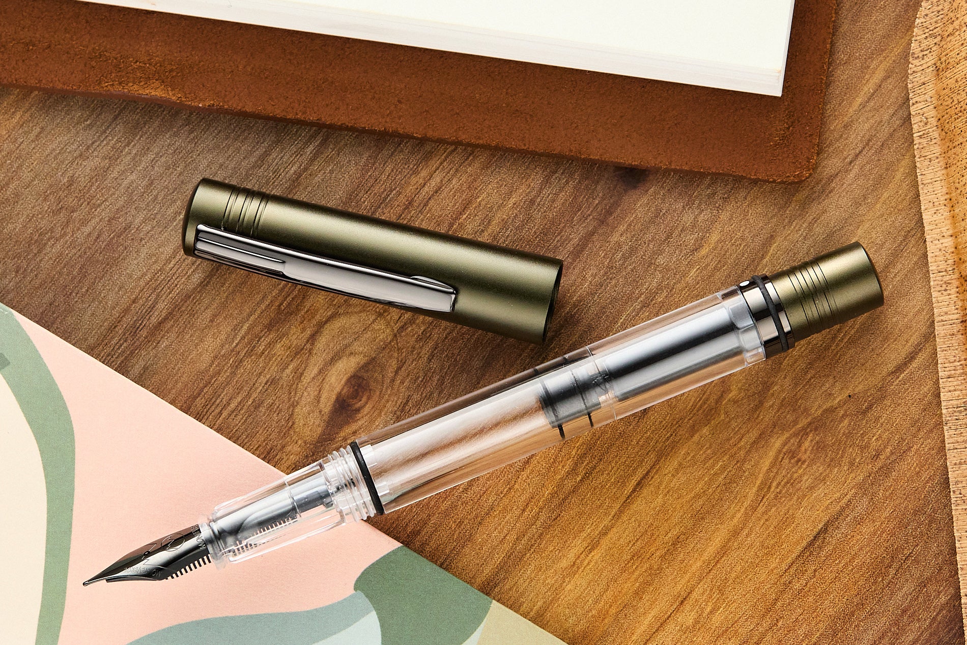 Monteverde MP1 Collectible Fountain Pen - Olive Green - Image 6