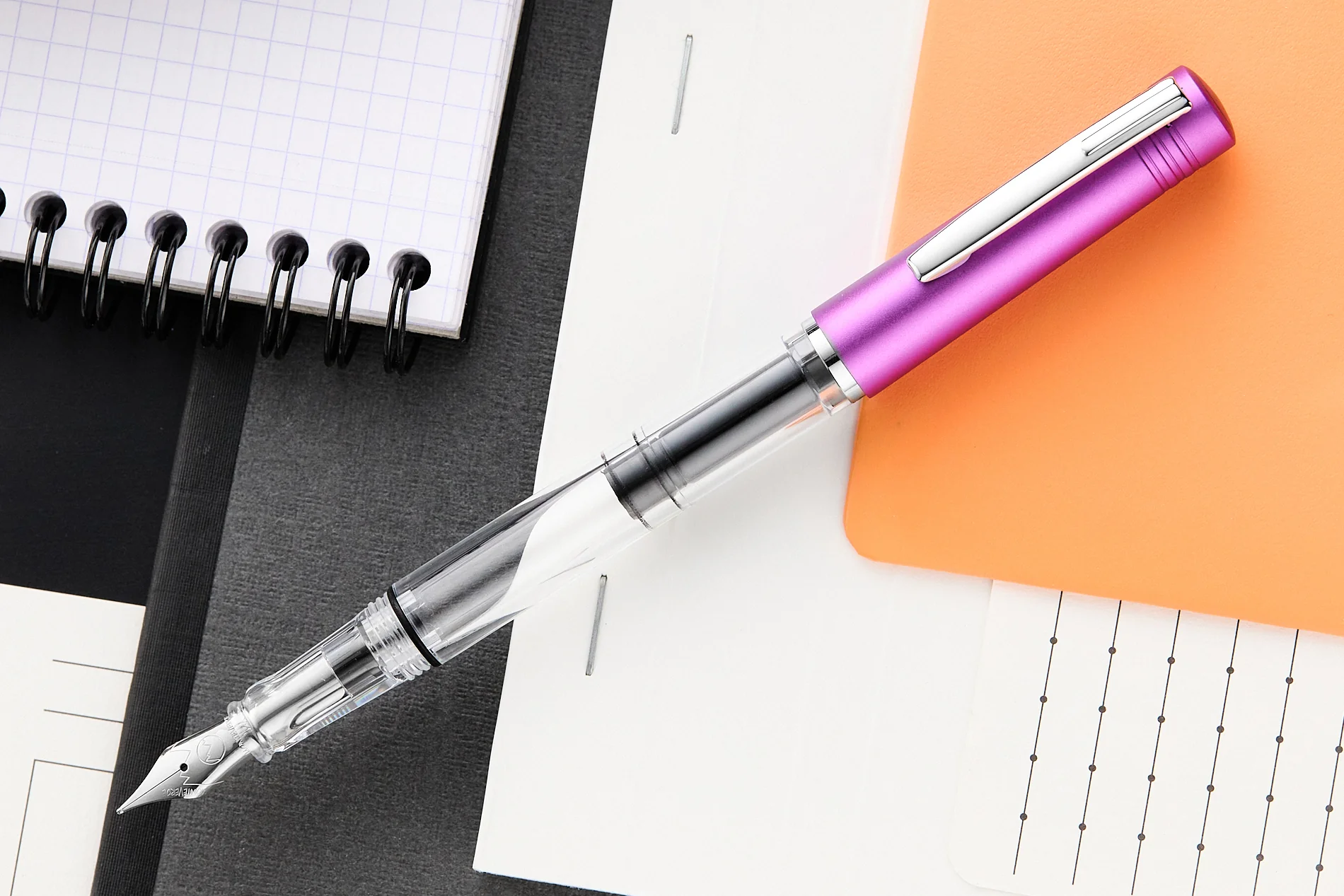 Monteverde MP1 Collectible Fountain Pen - Purple Frost - Image 6