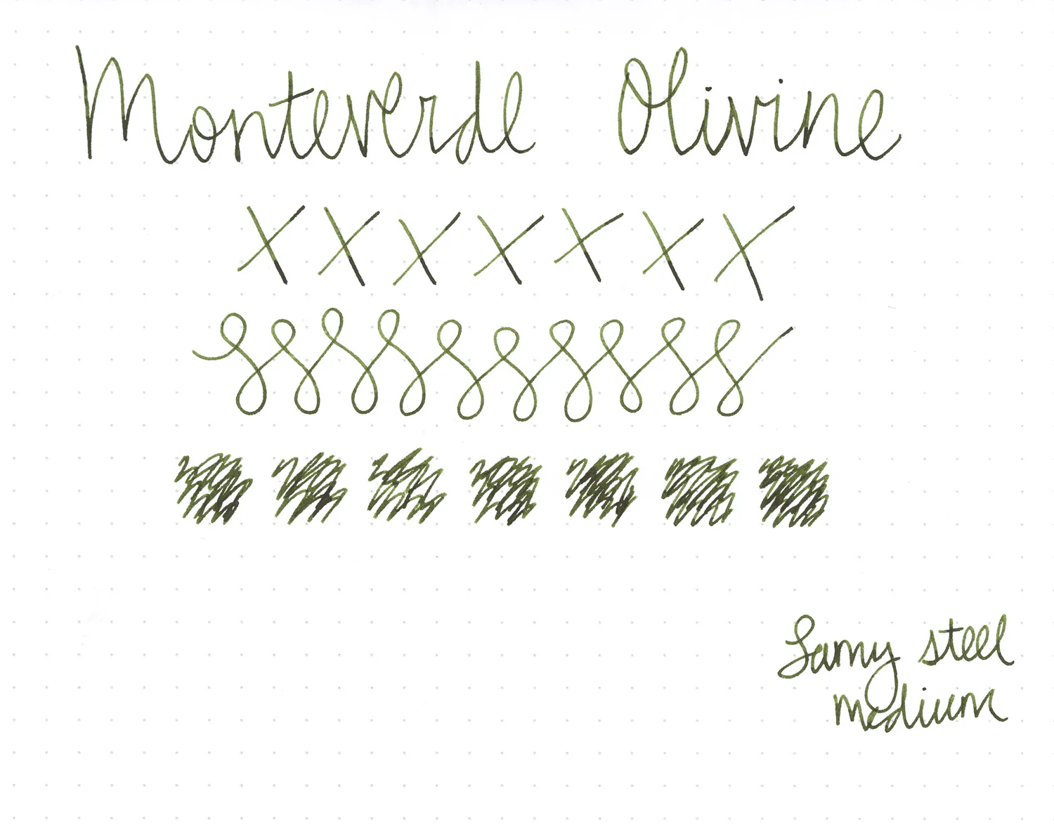 Monteverde Olivine - Ink Sample - Image 3