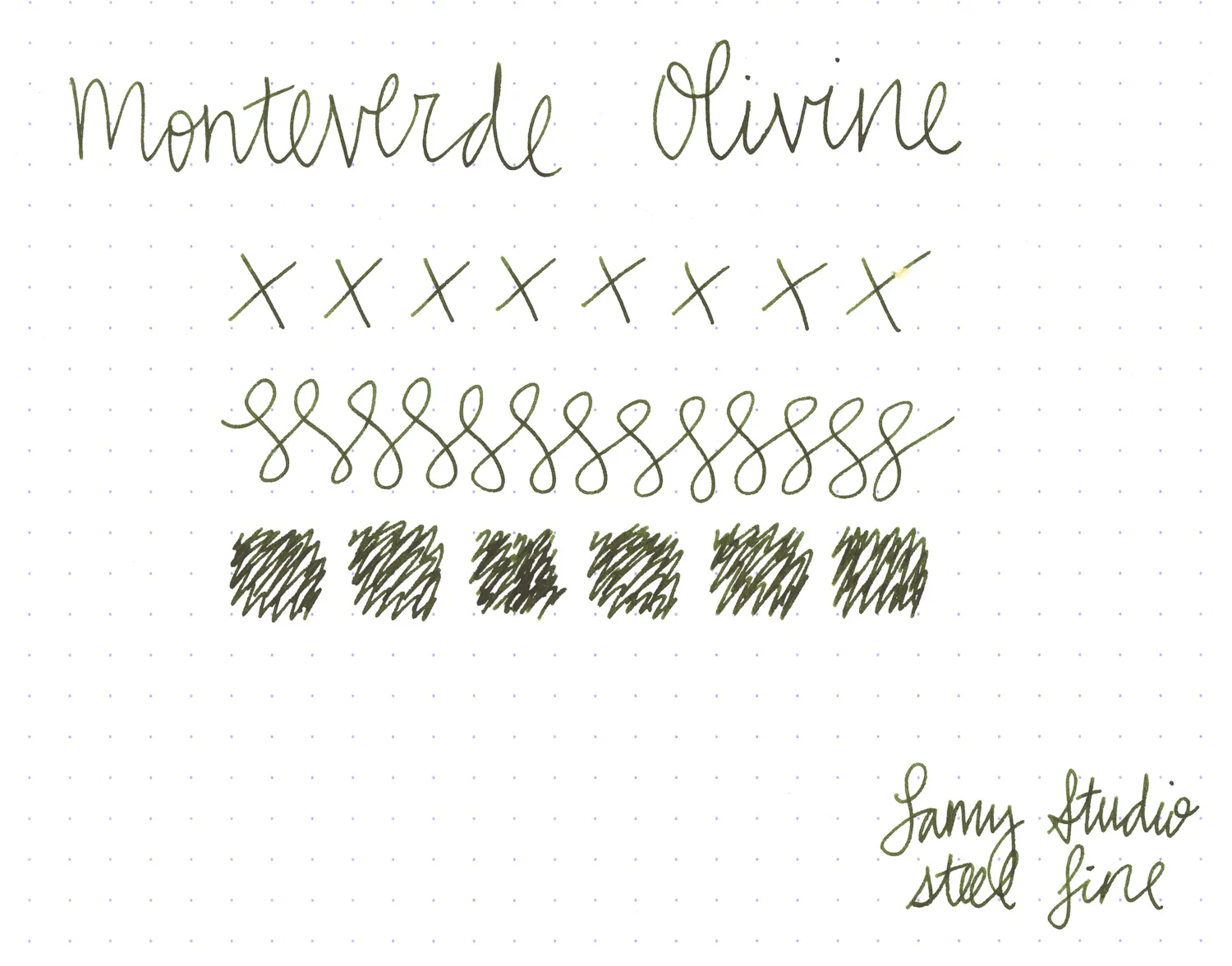 Monteverde Olivine - Ink Sample - Image 4