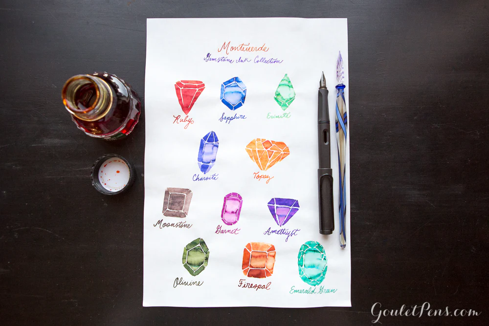 Monteverde Moonstone - Ink Sample - Image 6
