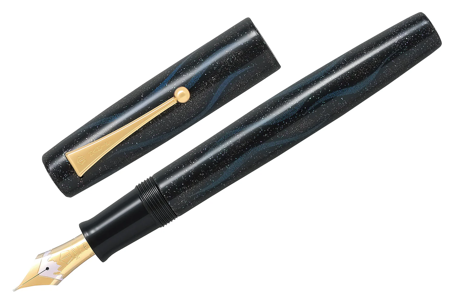Namiki Aya Maki-e Fountain Pen - Seiryu Blue - Image 13