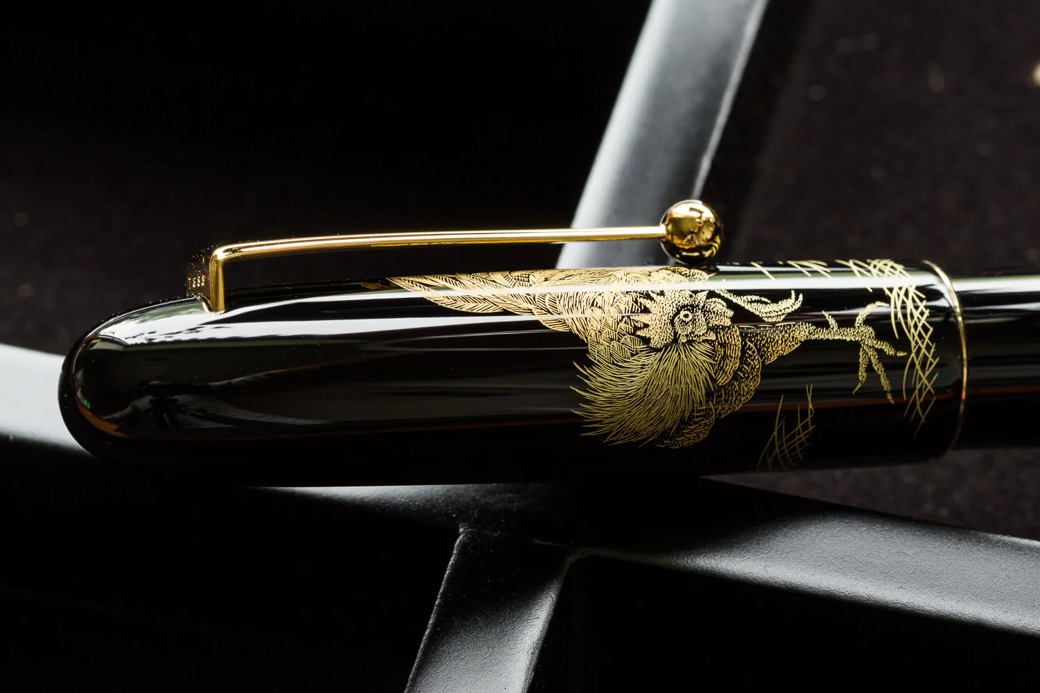 Namiki Chinkin Fountain Pen - Rooster - Image 3