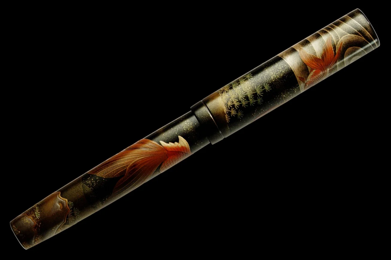 Namiki Emperor Maki-e Fountain Pen - Goldfish - Image 2