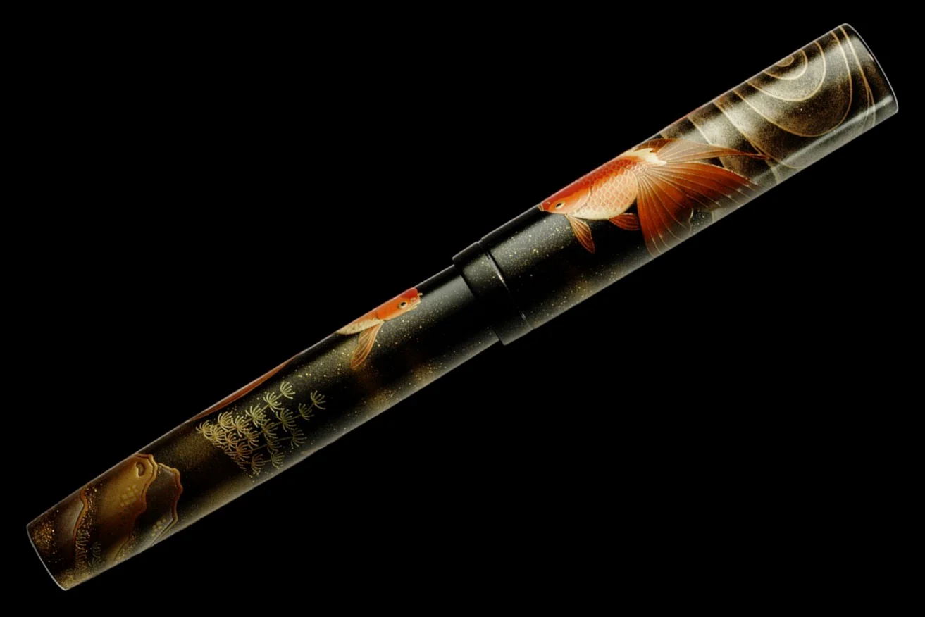 Namiki Emperor Maki-e Fountain Pen - Goldfish - Image 5