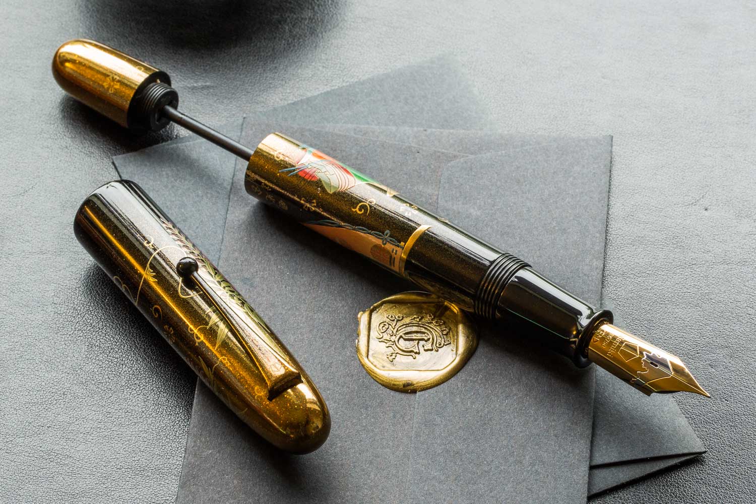 Namiki Emperor Maki-e Fountain Pen - Murasaki-Shikibu - Image 3