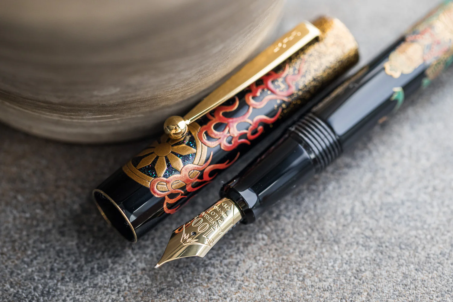 Namiki Yukari Fountain Pen - Seven Gods Bishamon-ten (100th Anniversary Limited Edition) - Image 3