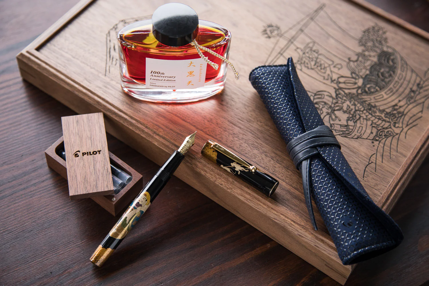 Namiki Yukari Fountain Pen - Seven Gods Daikoku-ten (100th Anniversary Limited Edition) - Image 4