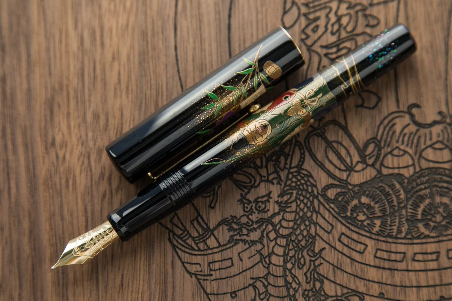Namiki Yukari Fountain Pen - Seven Gods Ebisu (100th Anniversary Limited Edition) - Image 5