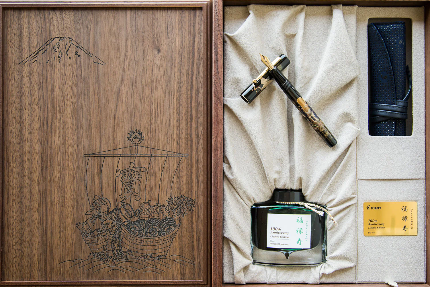 Namiki Yukari Fountain Pen - Seven Gods Fuku-roku-ju (100th Anniversary Limited Edition) - Image 3