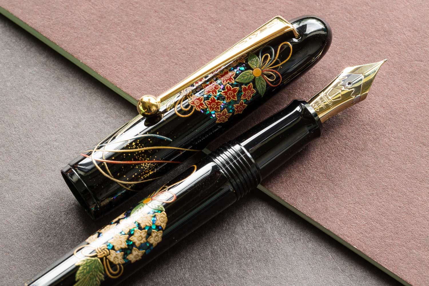 Namiki Yukari Maki-e Fountain Pen - Herb Decoration - Image 9